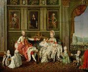 Wenceslaus Werlin GroBherzog Leopold mit seiner Familie oil on canvas